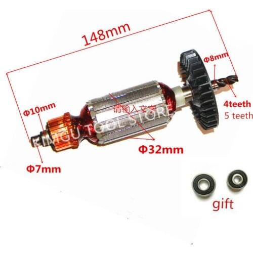 AC220-240V Rotor Engine Armature Replacem for MAKITA 4305T 4305 4304T 4304 4304Z 4306 517098-5 517099-3 JIG SAW Rotor Armature