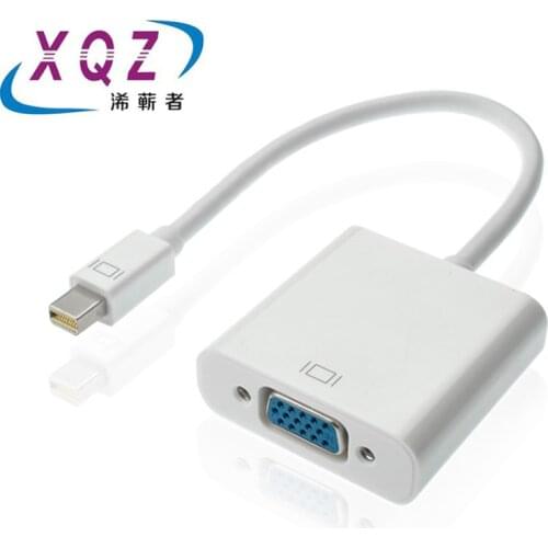 MiniDP to VGA adapter miniDisplayport to VGA converter Thunderbolt to VGA 15pin female miniDP input vga output adapter