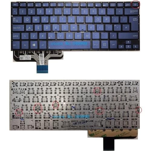 UK keyboard For ASUS zenbook UX301 UX301L UX301LA Replaceme blue keyboards