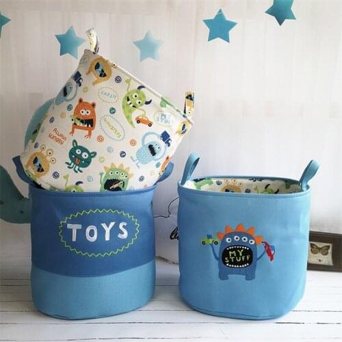 Storage Baskets for Toys Dirty Clothing Laundry Basket Folding Barrel Sundries Organizer Cesto Organizador Paniers De Rangement