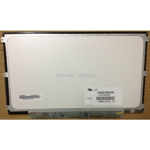 LTN125AT03 fit B125XW03 LTN125AT01 401 201 LP125WH2 TLB1 B125XW01 V.0 LCD Laptop LED Display Screen Left+Right 3 screw holes