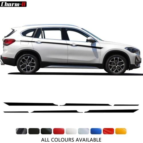 M Performance Accent Stripes for BMW X1 F48 Side Stripe Graphics Car Styling Waistline Vinyl Decals Stickers Accessories