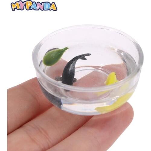 Mini Fish Tank DIY Resin Charms Tools Transparent Goldfish Tanks Handmade Jewelry Pendant Miniature Decor Stuff Plastic