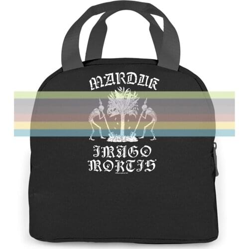 Marduk Imago Mortis M L 3Official Black Metal New women men Portable insulated lunch bag adult