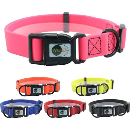 Adjustable Pet Dog Collar PVC Cat Collar For Small Large Dogs Collar Training Outdoor Comfortable Necklace For Pet Product