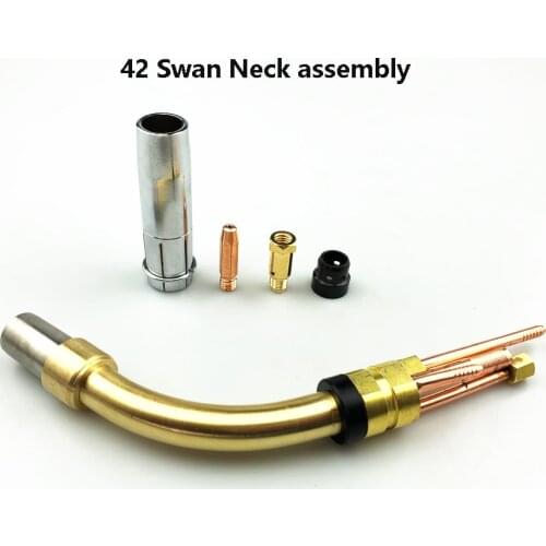 Kemppi 42w type MIG Welding Water Cooled Swan neck assembly For Welding torch welding gun