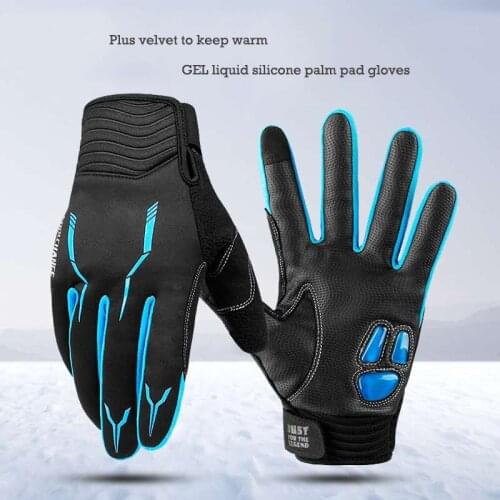 Touch Screen Cycling Gloves GEL Anti-slip Riding MTB Bike Sport Full Finger Motorcycle Winter Men Woman Bicycle Gloves