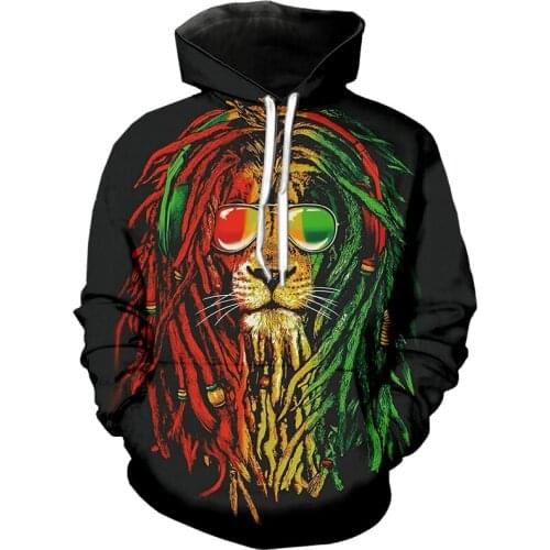 PLstar Cosmos HipHop Reggae Bob Marley Tracksuit Streetwear Unisex New Fashion Pullover 3DPrint Long sleeve Hoodies/Jacket A-7