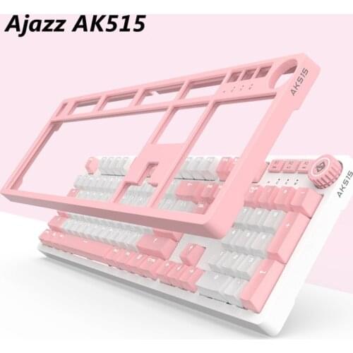 New Ajazz AK515 DIY USB Wired Backlit Mechanical Keyboard With Removable Cover Black Blue Brown Red Axis