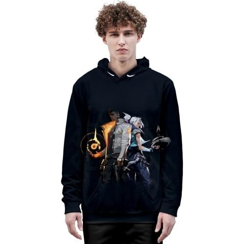 Valorant Hoodies 3D Printed Harajuku Hip Hop Streetwear Shooting Game Valorant Sweatshirt Men Women Casual Hoodie Kids Clothing