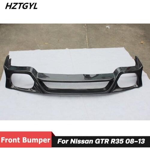 Carbon Fiber Material Rear Bumper Lip Diffuser For Nissan GTR R35 Car Tuning 2008-2013