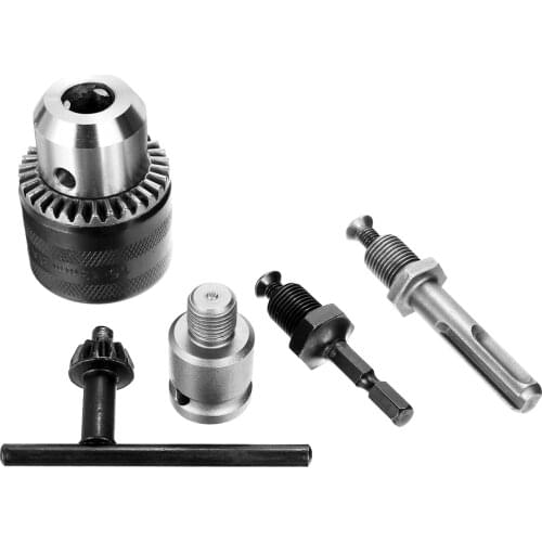 1.5-13mm Key Drill Chuck Drilling Quick Change Bit Adapter Converter SDS Shaft Adaptor Lathe Accessories For DIY Electric Drill