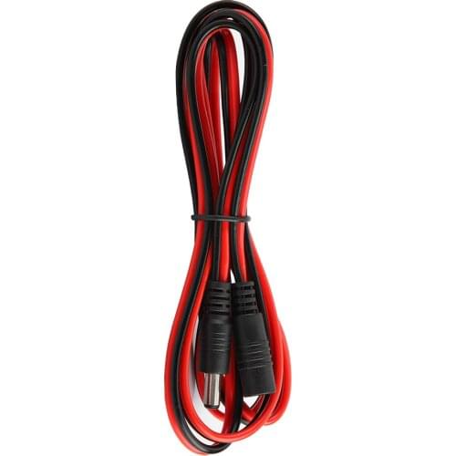 1 pc 5V - 36V 60W 150cm Power Extension Cable DC5525 Male to Female Power Cable Suitable for most LCD monitor laptop Black Red