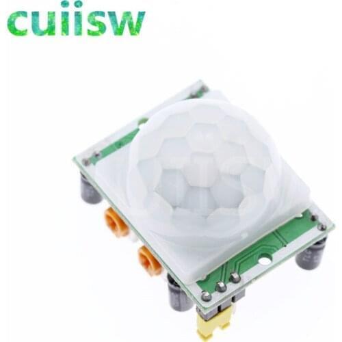 10PCS HC-SR501 Adjust IR Pyroelectric Infrared PIR Motion Sensor Detector Module