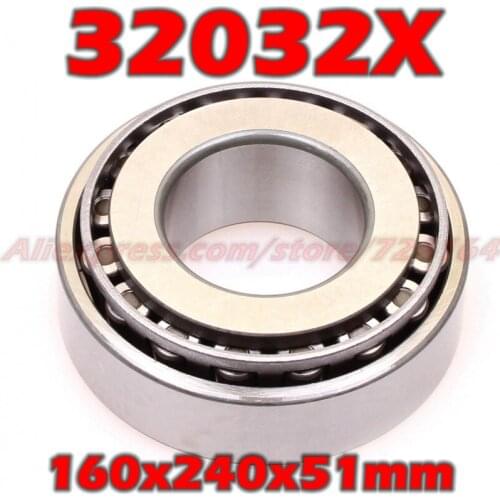 160x240x51 mm Tapered Roller Bearing 32032X 2007132E HR32032XJ 32032JR 32032XA E32032J 32032VC12 32032XU 32032E 160*240*51 32032