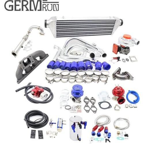 97-01 Civi*c B Type R(JDM) 1.6L DOHC VTEC 1-4 Turbo Kits Intercooler kit+Downpipe