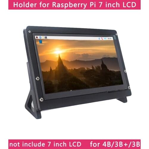 Raspberry Pi 4 Acrylic Support Holder Acrylic Case only for 7 inch Display Screen Bracket for Raspberry Pi 3 Model B+ Plus