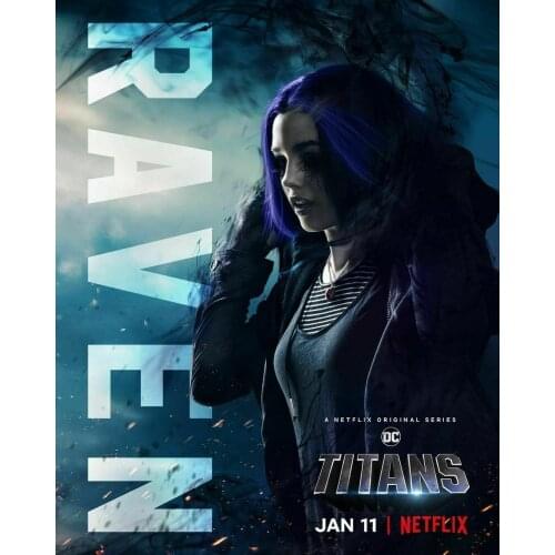 B028 Titans Season 1 2019 TV Series Hot Fabric Silk Cloth Poster Art Bedroom Decoration