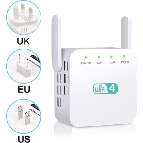 Wireless WiFi Repeater Wifi Extender 300Mbps Wi-Fi Amplifier Long Range Wifi Signal Booster Ultraboost Long Range Wifi Repiter