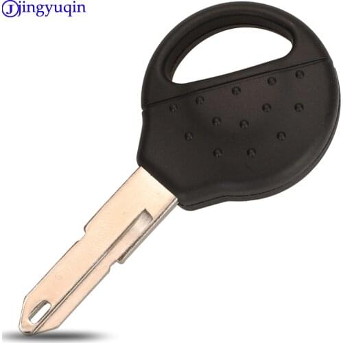 Jingyuqin 10pcs/lot Transponder Car Key Shell Case Fob For Peugeot 206 With Uncut Blade Car Accessories