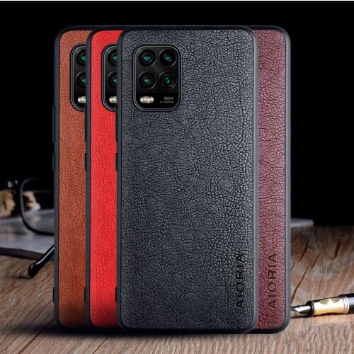 Case for Xiaomi Mi 10 Lite Pro Ultra 5G funda luxury Vintage Leather skin capa hard phone cover for xiaomi mi 10 lite case coque