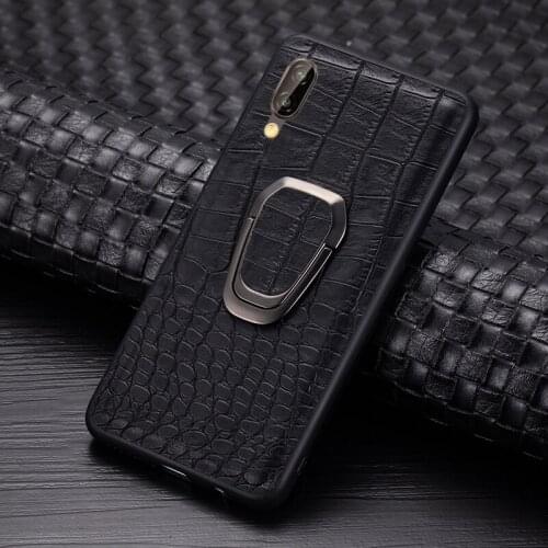 AMMYKI Bracket Soft Silicone case Pu leather For VIVO Y85 V9 Z1 Lite Z3X Z1i Y89 X21S V11 Pro NEX S case