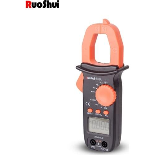RuoShui 606 Series True RMS Digital Multimeter Current Clamp ampere Meter AC DC 1000A Amperimetro Electrical Pens Ampermetre