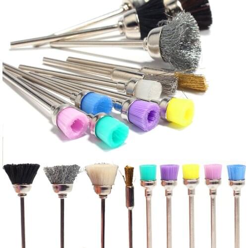 Nail Drill Brush Manicure Pedicure Remove Dust Cleaning Electric Drills Nail Brushes Professional Nail Art Care Accessories