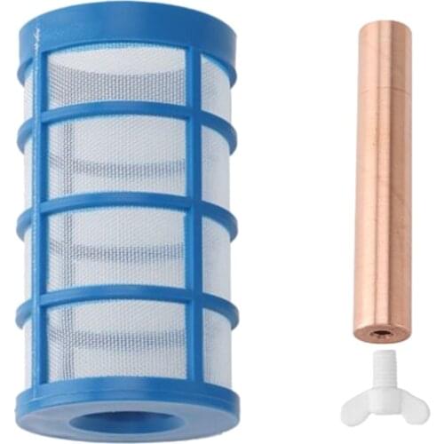 Solar Copper Anode and Filter Screen,Replacement Part for Solar Pool Ionizer Purifier Purifiers