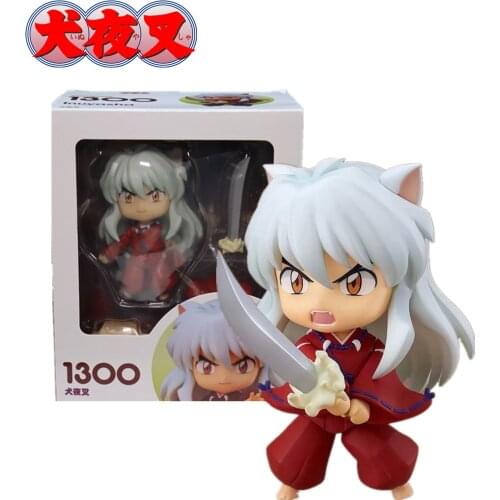 Inuyasha #1300 PVC Action Figure Model Toy 100mm Anime Inuyasha Figurine Cute Toys Doll Gift