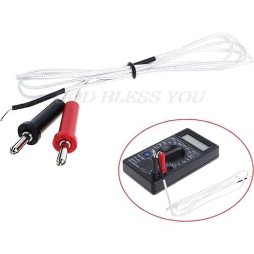 TP-01A K-type Length Wire Temperature Test Thermocouple Sensor Probe New 100cm Drop Shipping