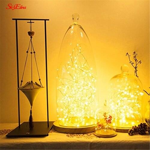Fashion led string lights 1/2/3/5/10m fairy light holiday lights lighting tree garland Christmas Party Decoration5z
