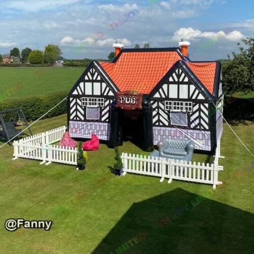 New arrival 8x5m inflatable pub bar tent