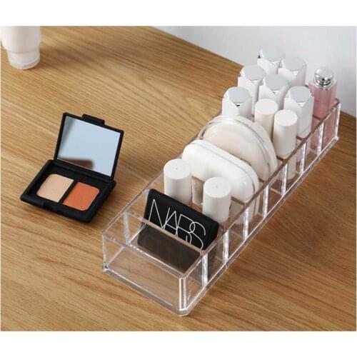 Transparent Acrylic Cosmetics Storage Box Makeup Holder Jewelry Make Up Organizer for Home Acrylic Desktop Storage Boxes Holder