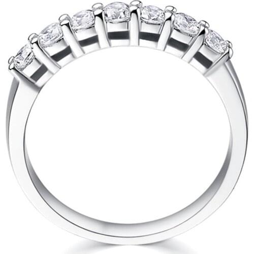 Silver Sparkling Love Heart Rings For Women Engagement Jewelry Anniversary Zircon Rings Wedding Jewelry Gift Dropshipping