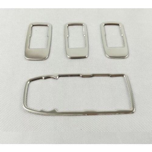 Car Styling 4pcs Stailess Steel Window Switch Button Cover Frame Trim For Chevrolet Malibu 2016 2017