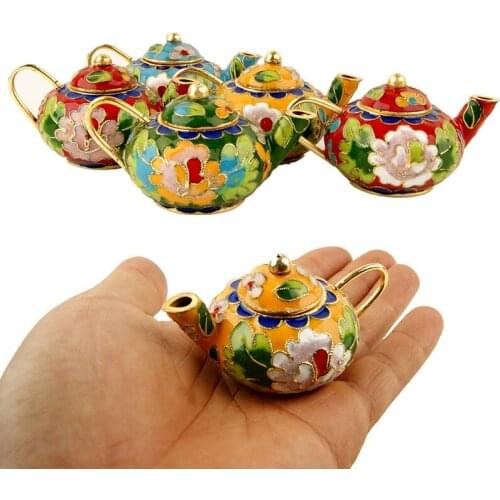 Top Sale mini 8×5×4.5cm ceramics teapot Retro Chinese Tea souvenir Arts and Crafts Business Gift Teaware Set Toy AA064