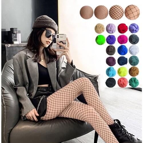 Womens Sexy Fishnet Stockings Fish Net Pantyhose Mesh Fishnet Tights Fish Net Stockings High Stocking Hosiery Glitter Tights