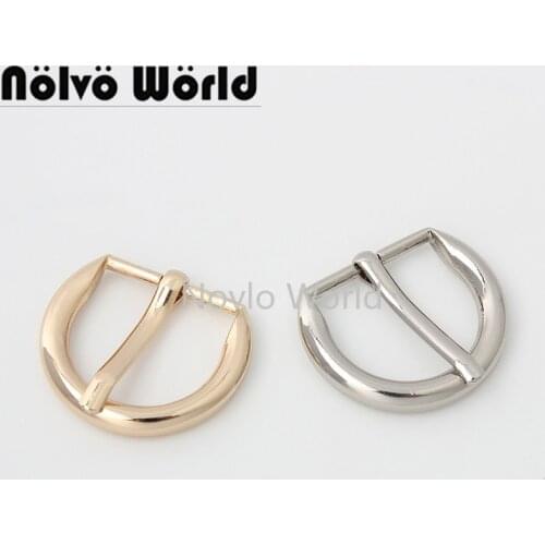 10-50 pieces 5 colors 20mm 3/4" round shape fashion metal pin buckle for DIY leather bag straps belt adjusted purses fitting