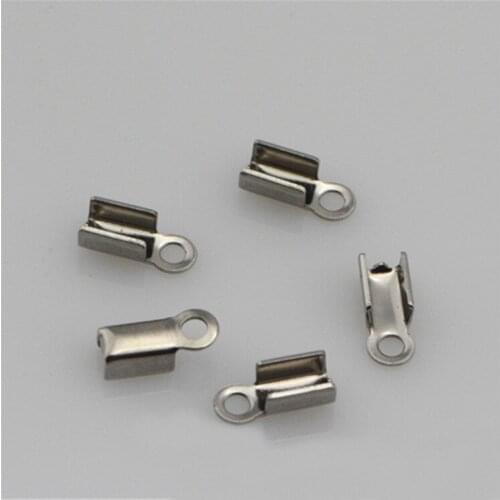 100 PCS Wholesale Metal Stainless Steel Clasps & Hooks DIY Rope Buckle DIY Jewelry Components