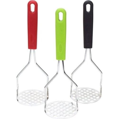 2021 Hot Pressed Potato Masher Ricer Puree Juice Maker Potato Pusher Smooth Mashed Potatoes Crusher Fruit Tools Kitchen Gadget
