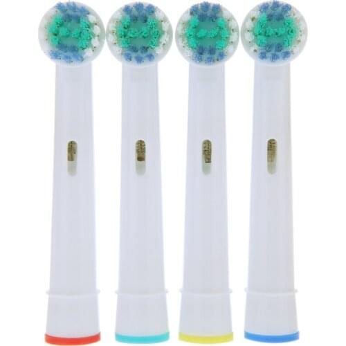 24pcs 6packs NEW Fashion Tooth brushes Head B Electric Toothbrush Replacement Heads for Braun Oral Vitality EB17-4 Oral hygiene