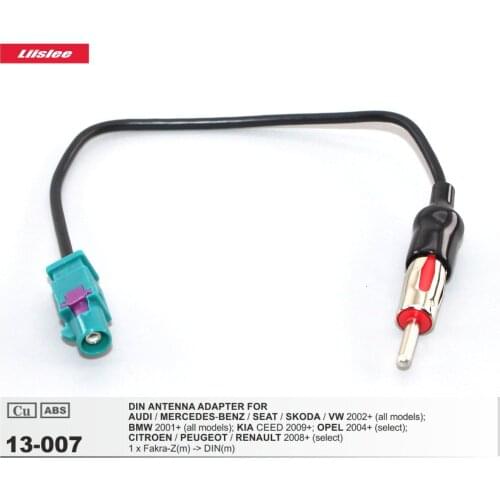 Car Radio Antenna Adapter Wire For CITROEN C-Zero/C1/C2/C3/C4/C5/C6/C-Crosser/C-Elysee/DS3/DS4/DS5