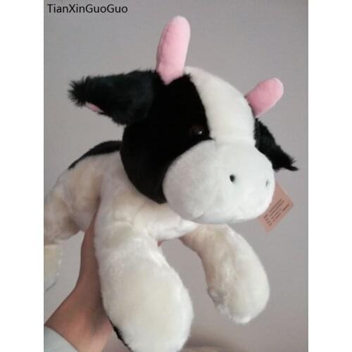 Large 45cm cartoon cow plush toy dairy cow soft doll throw pillow Christmas gift h1025