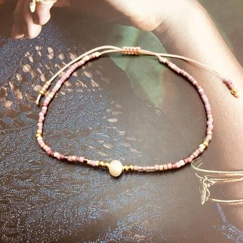 Rainbow color Pearl Bracelet Delica Mini Beads Seeds Glass Bracelet For Women Wedding Holiday 2020 Charm Jewelry Beautiful Gift