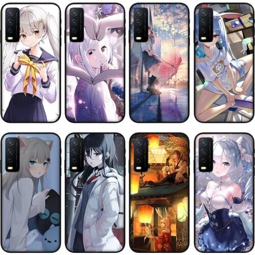 Celebrity anime Phone case for vivo y30 y50 y53 y52 y31 y53 , Protective silicone case for vivo Y18 Y19 Y15 Y12 Y51 Y85 Y97 Y70s