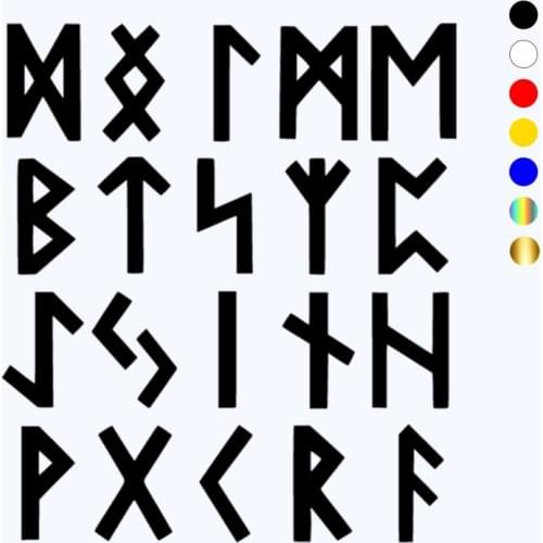 CK3015#15*17cm Slavic runes reflective funny car sticker vinyl decal silver/black car auto stickers for car bumper window