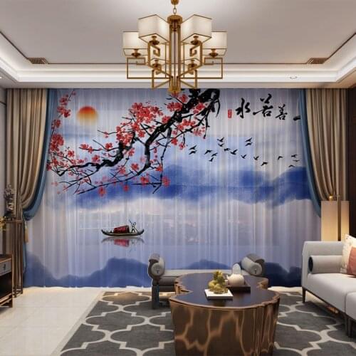 COLORFUL KING Tulle On The Windows