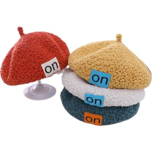 Doitbest 2021 Baby Kids Autumn Winter Hats Children Wool Berets Boys Girls New Fashion Cap Childrens Painter Cap French