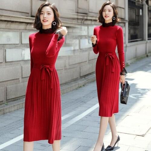 Модные трикотажные платья Foxsingmoon China At AliExpress